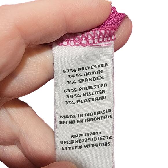 Wildfox Womens Pink Raglan Sleeve V Neck Sweater XXL - Picture 4 of 9